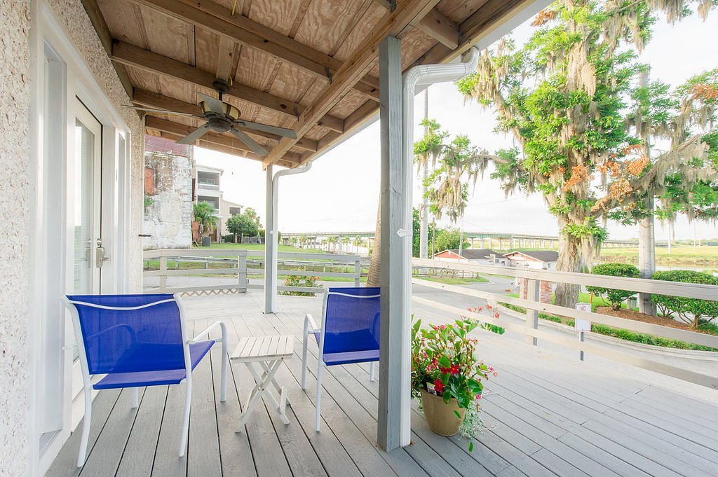 White patio